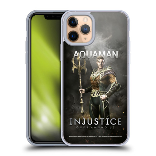 Injustice Gods Among Us Characters Aquaman Soft Gel Case for Apple iPhone 11 Pro
