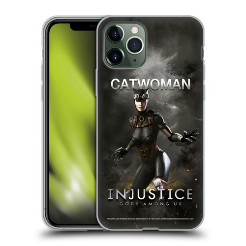 Injustice Gods Among Us Characters Catwoman Soft Gel Case for Apple iPhone 11 Pro