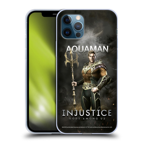Injustice Gods Among Us Characters Aquaman Soft Gel Case for Apple iPhone 12 / iPhone 12 Pro