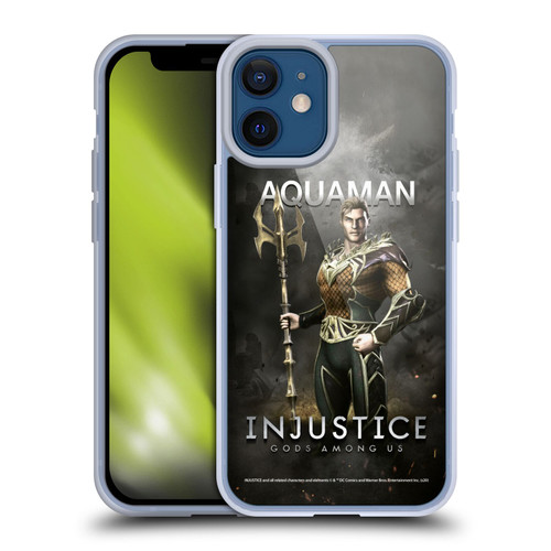 Injustice Gods Among Us Characters Aquaman Soft Gel Case for Apple iPhone 12 Mini