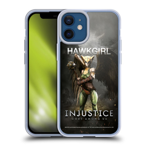 Injustice Gods Among Us Characters Hawkgirl Soft Gel Case for Apple iPhone 12 Mini