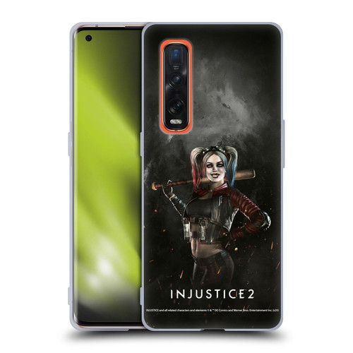 Injustice 2 Characters Harley Quinn Soft Gel Case for OPPO Find X2 Pro 5G