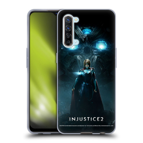 Injustice 2 Characters Supergirl Soft Gel Case for OPPO Find X2 Lite 5G