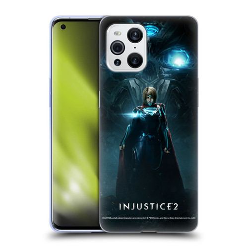 Injustice 2 Characters Supergirl Soft Gel Case for OPPO Find X3 / Pro