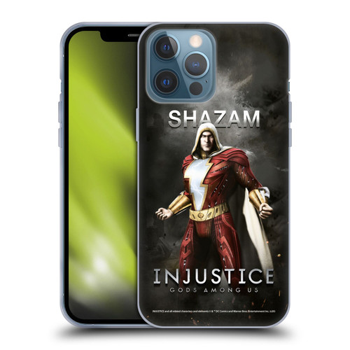 Injustice Gods Among Us Characters Shazam Soft Gel Case for Apple iPhone 13 Pro Max