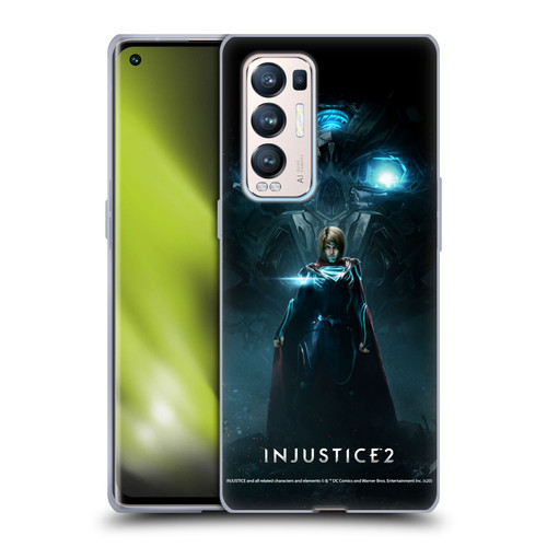 Injustice 2 Characters Supergirl Soft Gel Case for OPPO Find X3 Neo / Reno5 Pro+ 5G
