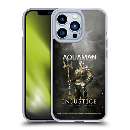 Injustice Gods Among Us Characters Aquaman Soft Gel Case for Apple iPhone 13 Pro