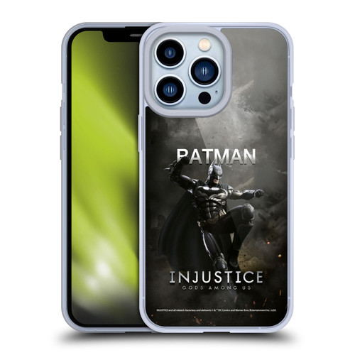 Injustice Gods Among Us Characters Batman Soft Gel Case for Apple iPhone 13 Pro