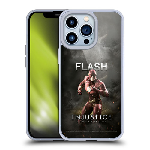 Injustice Gods Among Us Characters Flash Soft Gel Case for Apple iPhone 13 Pro