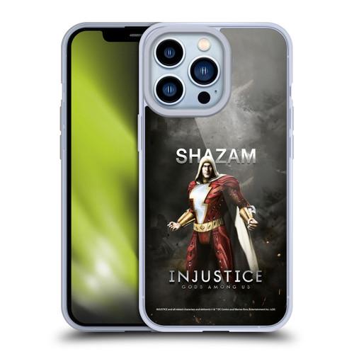 Injustice Gods Among Us Characters Shazam Soft Gel Case for Apple iPhone 13 Pro
