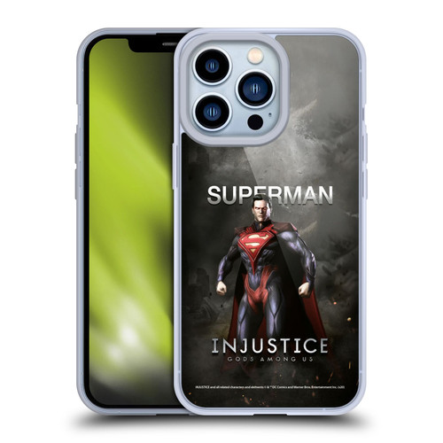 Injustice Gods Among Us Characters Superman Soft Gel Case for Apple iPhone 13 Pro