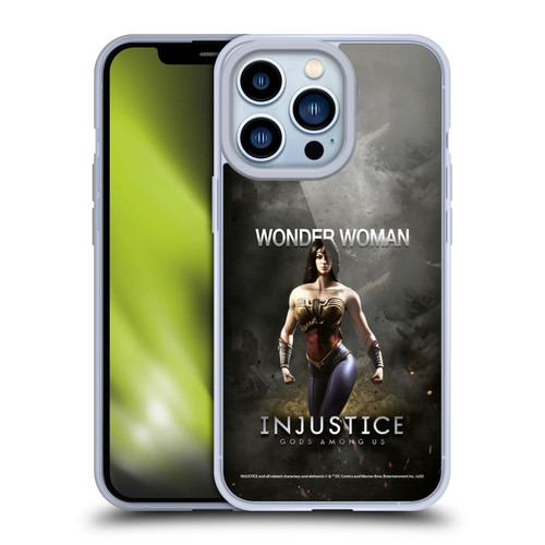 Injustice Gods Among Us Characters Wonder Woman Soft Gel Case for Apple iPhone 13 Pro