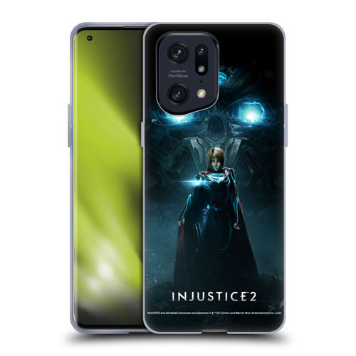 Injustice 2 Characters Supergirl Soft Gel Case for OPPO Find X5 Pro