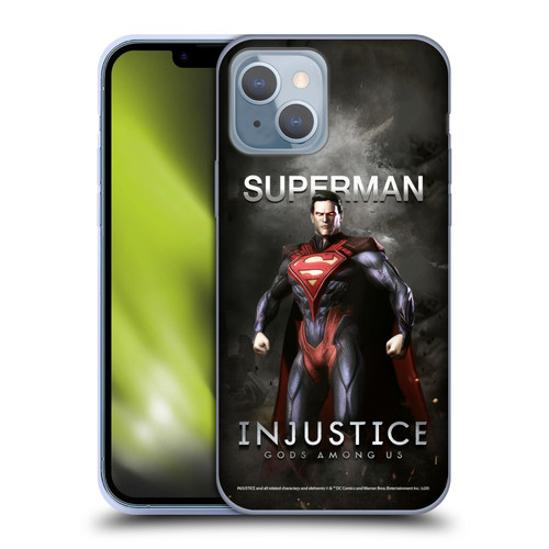 Injustice Gods Among Us Characters Superman Soft Gel Case for Apple iPhone 14