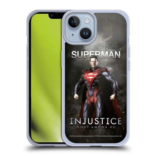 Injustice Gods Among Us Characters Superman Soft Gel Case for Apple iPhone 14