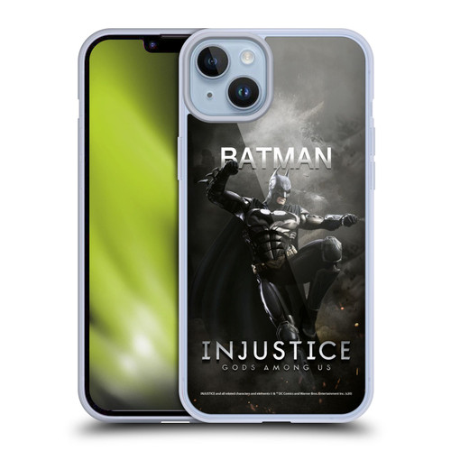 Injustice Gods Among Us Characters Batman Soft Gel Case for Apple iPhone 14 Plus