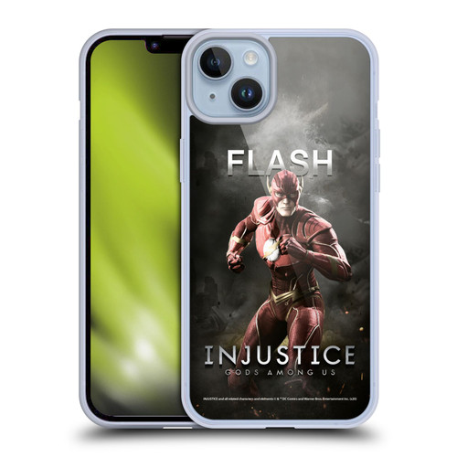 Injustice Gods Among Us Characters Flash Soft Gel Case for Apple iPhone 14 Plus