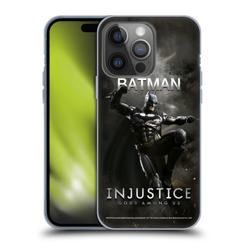 Injustice Gods Among Us Characters Batman Soft Gel Case for Apple iPhone 14 Pro