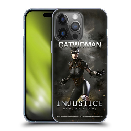 Injustice Gods Among Us Characters Catwoman Soft Gel Case for Apple iPhone 14 Pro