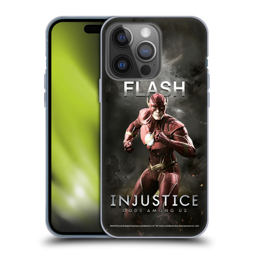 Injustice Gods Among Us Characters Flash Soft Gel Case for Apple iPhone 14 Pro