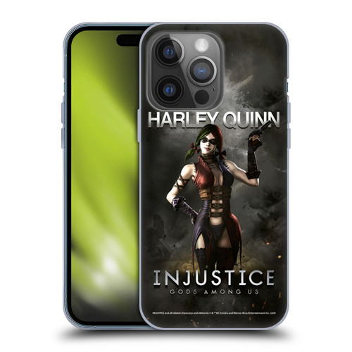 Injustice Gods Among Us Characters Harley Soft Gel Case for Apple iPhone 14 Pro