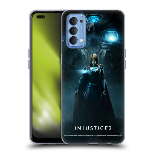 Injustice 2 Characters Supergirl Soft Gel Case for OPPO Reno 4 5G