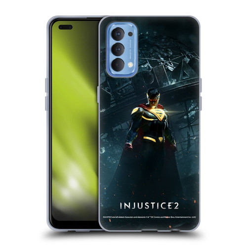 Injustice 2 Characters Superman Soft Gel Case for OPPO Reno 4 5G