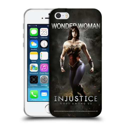 Injustice Gods Among Us Characters Wonder Woman Soft Gel Case for Apple iPhone 5 / 5s / iPhone SE 2016
