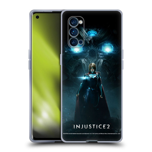 Injustice 2 Characters Supergirl Soft Gel Case for OPPO Reno 4 Pro 5G