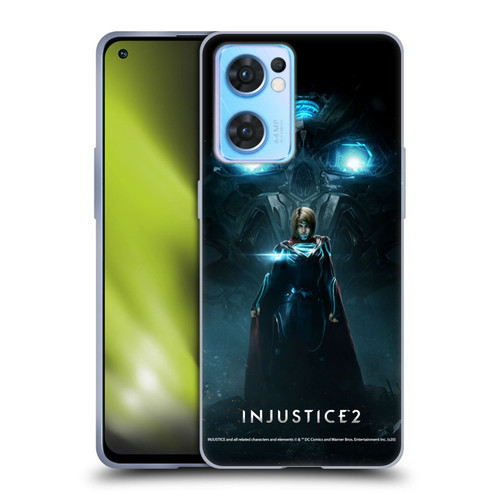 Injustice 2 Characters Supergirl Soft Gel Case for OPPO Reno7 5G / Find X5 Lite