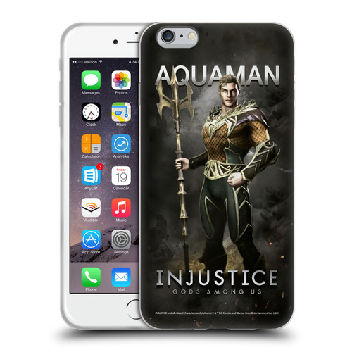 Injustice Gods Among Us Characters Aquaman Soft Gel Case for Apple iPhone 6 Plus / iPhone 6s Plus