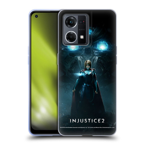 Injustice 2 Characters Supergirl Soft Gel Case for OPPO Reno8 4G