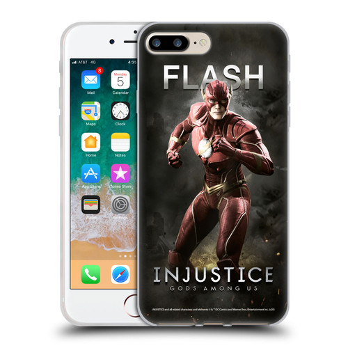 Injustice Gods Among Us Characters Flash Soft Gel Case for Apple iPhone 7 Plus / iPhone 8 Plus