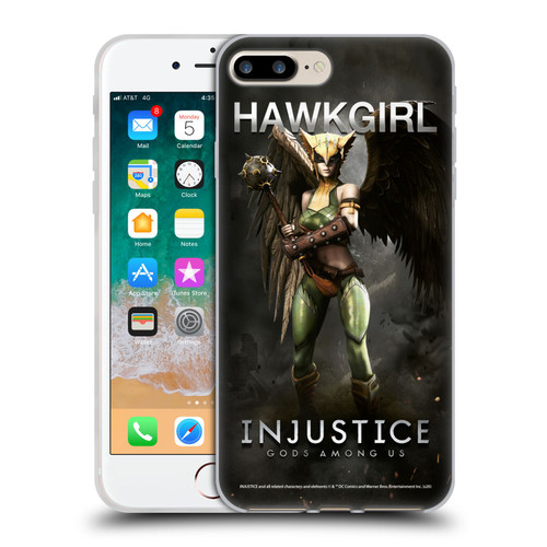 Injustice Gods Among Us Characters Hawkgirl Soft Gel Case for Apple iPhone 7 Plus / iPhone 8 Plus