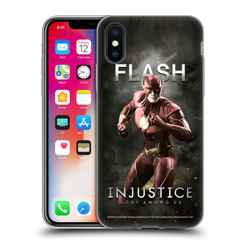 Injustice Gods Among Us Characters Flash Soft Gel Case for Apple iPhone X / iPhone XS