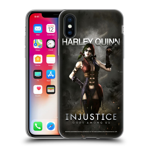 Injustice Gods Among Us Characters Harley Soft Gel Case for Apple iPhone X / iPhone XS