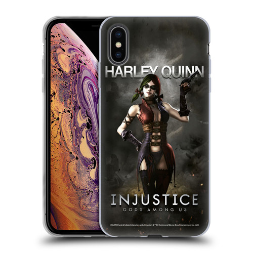 Injustice Gods Among Us Characters Harley Soft Gel Case for Apple iPhone XS Max