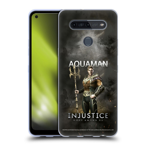 Injustice Gods Among Us Characters Aquaman Soft Gel Case for LG K51S