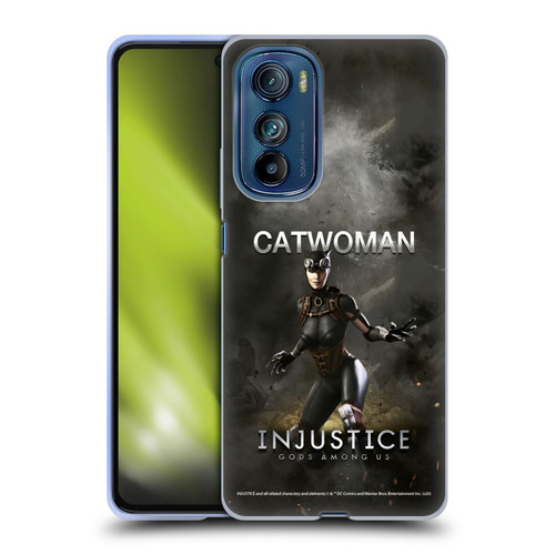 Injustice Gods Among Us Characters Catwoman Soft Gel Case for Motorola Edge 30