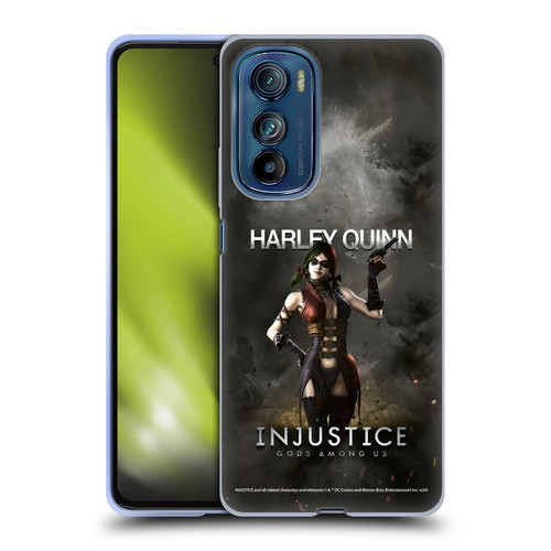 Injustice Gods Among Us Characters Harley Soft Gel Case for Motorola Edge 30