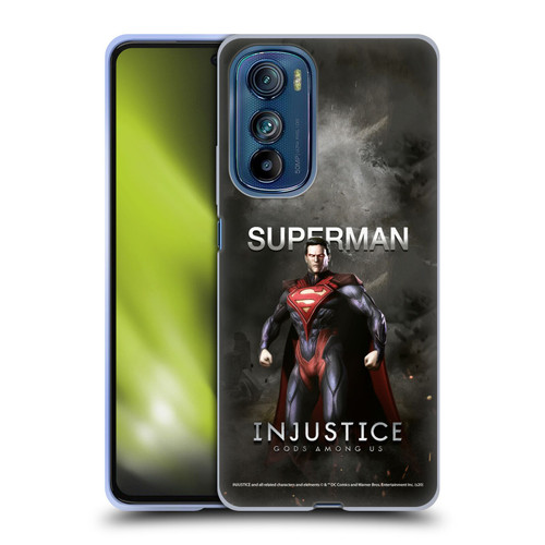 Injustice Gods Among Us Characters Superman Soft Gel Case for Motorola Edge 30