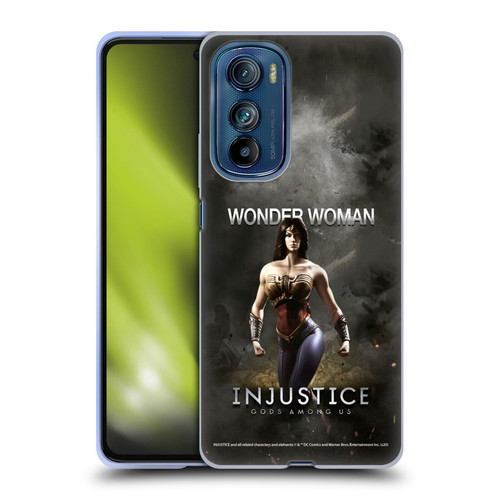 Injustice Gods Among Us Characters Wonder Woman Soft Gel Case for Motorola Edge 30