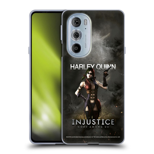 Injustice Gods Among Us Characters Harley Soft Gel Case for Motorola Edge X30