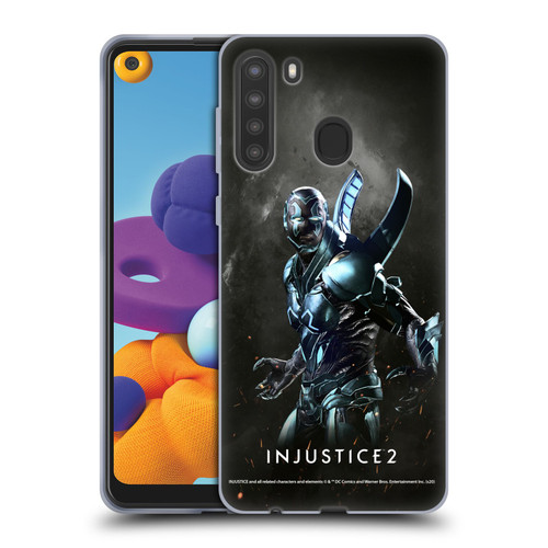 Injustice 2 Characters Blue Beetle Soft Gel Case for Samsung Galaxy A21 (2020)