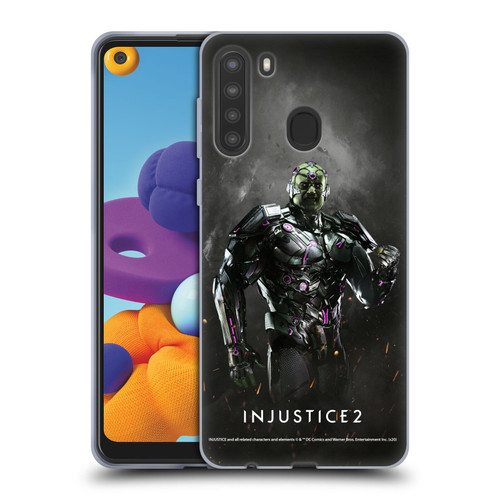 Injustice 2 Characters Brainiac Soft Gel Case for Samsung Galaxy A21 (2020)