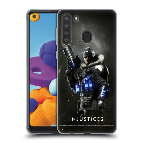 Injustice 2 Characters Captain Cold Soft Gel Case for Samsung Galaxy A21 (2020)