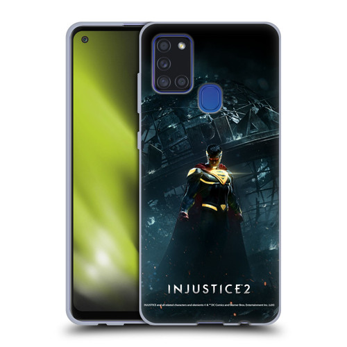 Injustice 2 Characters Superman Soft Gel Case for Samsung Galaxy A21s (2020)