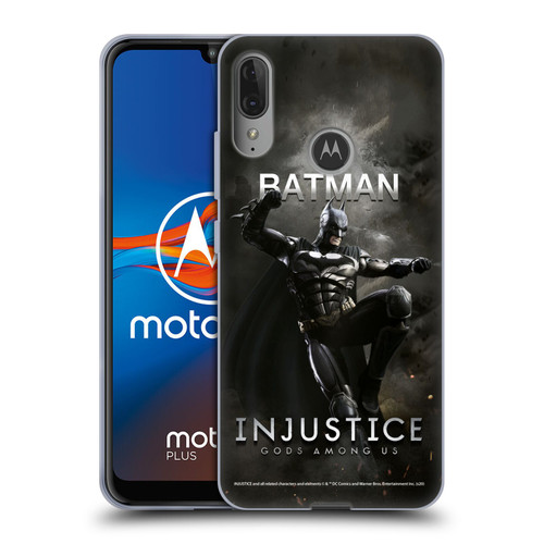 Injustice Gods Among Us Characters Batman Soft Gel Case for Motorola Moto E6 Plus