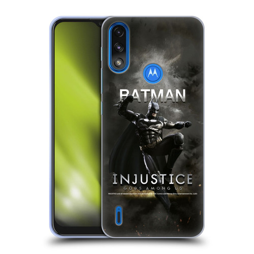 Injustice Gods Among Us Characters Batman Soft Gel Case for Motorola Moto E7 Power / Moto E7i Power