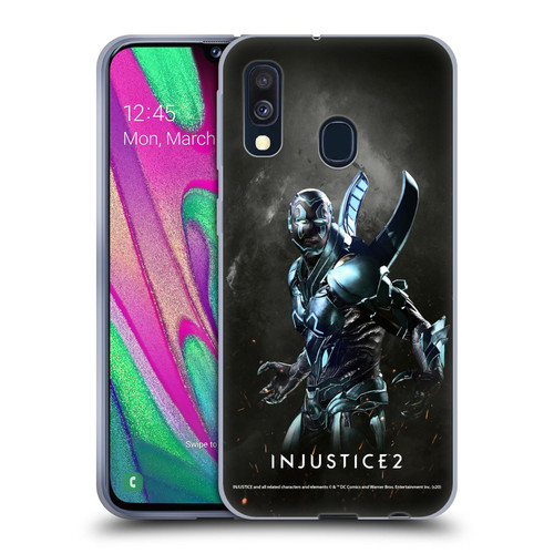 Injustice 2 Characters Blue Beetle Soft Gel Case for Samsung Galaxy A40 (2019)